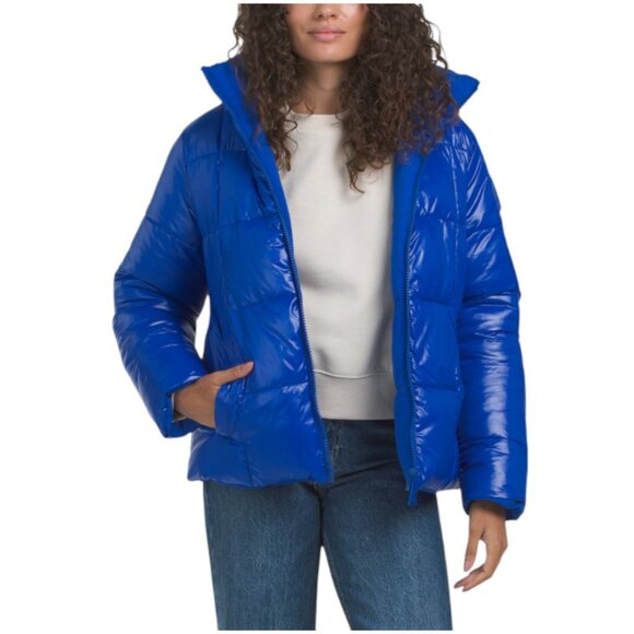 ALPENHAUS 2-in-1 Reversible Stretch Puffer With Removable Scarf - Picture 1 of 4